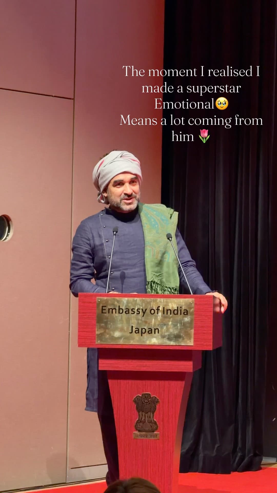 Pankaj Tripathi Tribute - Solo act telling the actor's life story as a dramatic presentation, Bollywood performance by Sanya Ohri